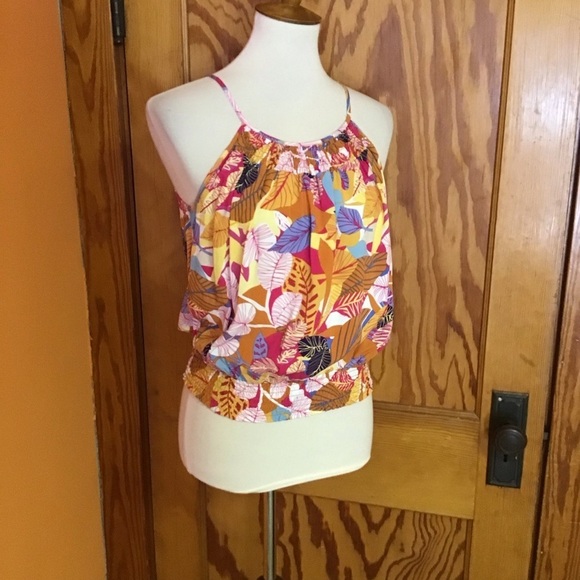 C & C California bright leaves tank top - Picture 6 of 12